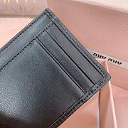 Okify MiuMiu Black Card Holder 8x10.5cm 24709 - 6