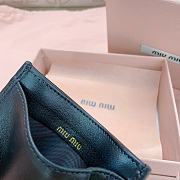 Okify MiuMiu Black Card Holder 8x10.5cm 24709 - 5