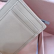 Okify MiuMiu Beige Card Holder 8x10.5cm 24710 - 5