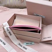 Okify MiuMiu Pink Card Holder 8x10.5cm 24711 - 2