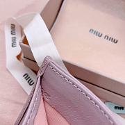 Okify MiuMiu Light Pink Card Holder 8x10.5cm 24714 - 2