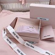 Okify MiuMiu Light Pink Card Holder 8x10.5cm 24714 - 4