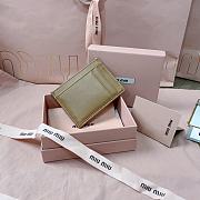 Okify MiuMiu Brown Card Holder 8x10.5cm 24715 - 4