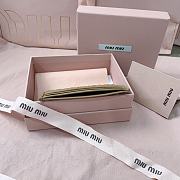Okify MiuMiu Brown Card Holder 8x10.5cm 24715 - 5