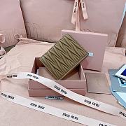 Okify MiuMiu Brown Small Wallet 11.5x8cm - 4