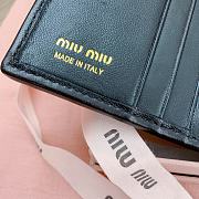 Okify MiuMiu Black Small Wallet 11.5x8cm - 3