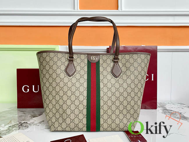 Okify Gucci Ophidia Large Tote Bag 31x28.5x20cm - 1