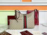 Okify Gucci Ophidia Large Shoulder Bag In Brown 33.5x16x30cm - 1