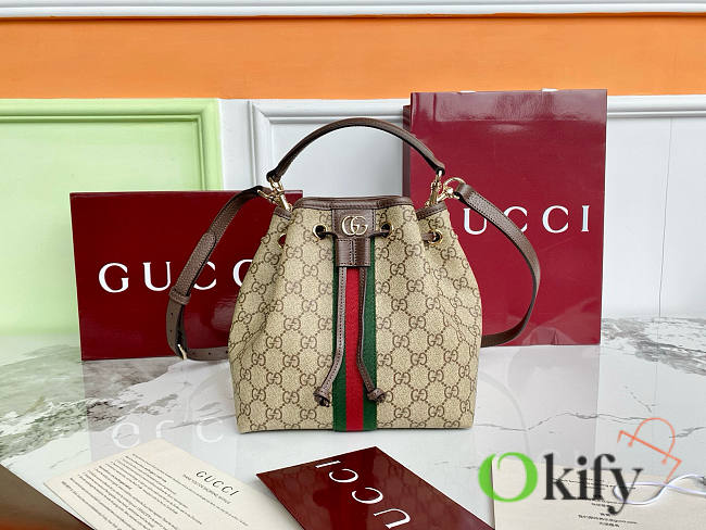 Okify Gucci Ophidia Small Bucket Bag 21.5x21x13cm - 1