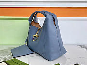 Okify Gucci Softbit Maxi Shoulder Bag In Blue 46x26x16cm - 6
