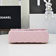 Okify CC 25S Coco Crush Handle Caviar Bag In Pink 23x13.5x7cm - 4