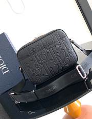 Okify Dior Rider 2.0 Zipped Messenger Bag In Black 23x17x7.5cm - 3