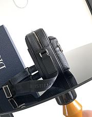 Okify Dior Rider 2.0 Zipped Messenger Bag In Black 23x17x7.5cm - 2