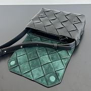 Okify Bottega Veneta Small Diago Crossbody Bag In Black 22.5x16.5x5.5cm - 4