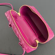 Okify Bottega Veneta Bang Bang Vanity Case Bag In Pink 22x12.5x5cm - 2