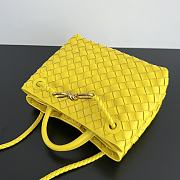 Okify Bottega Veneta Small Andiamo Bag In Yellow 25x22x10.5cm - 4