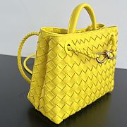Okify Bottega Veneta Small Andiamo Bag In Yellow 25x22x10.5cm - 3