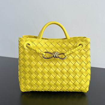 Okify Bottega Veneta Small Andiamo Bag In Yellow 25x22x10.5cm
