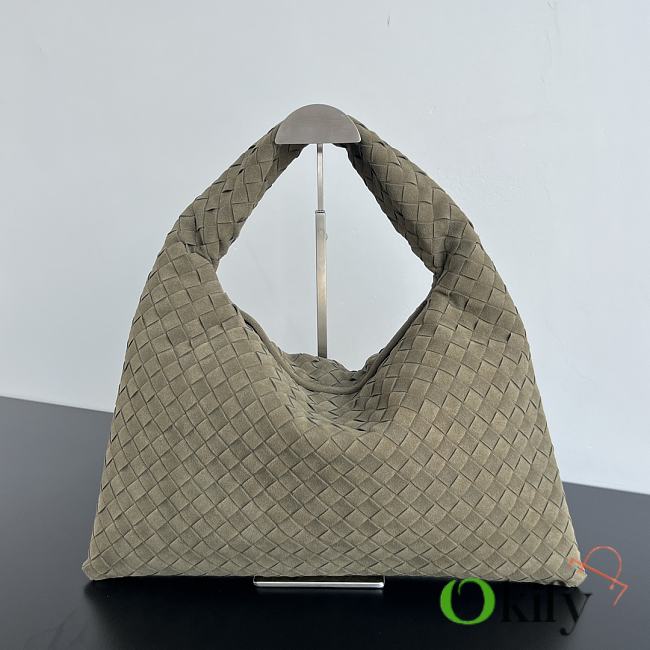 Okify Bottega Veneta Medium Hop Bag In Suede 46x21x10cm 24749 - 1