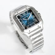 Okify Cartier Large De Santos Watch In Blue Dial  - 3