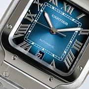Okify Cartier Large De Santos Watch In Blue Dial  - 2