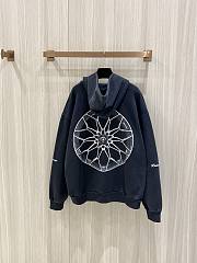 Okify Balenciaga Black Car Zipped Hoodie  - 5