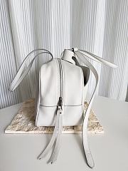 Okify Balenciaga Medium Carrie Bowling Bag In Blue 35.8x18.7x16.5cm - 5