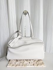 Okify Balenciaga Medium Carrie Bowling Bag In Blue 35.8x18.7x16.5cm - 1