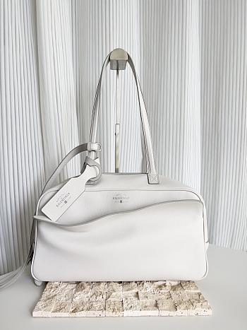 Okify Balenciaga Medium Carrie Bowling Bag In Blue 35.8x18.7x16.5cm