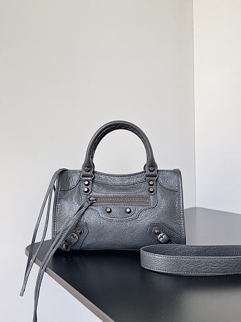 Okify Balenciaga Mini Le City Bag In Gray 23.8x16x6.3cm