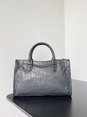 Okify Balenciaga Small Le City Bag In Gray 30x20x10cm - 3