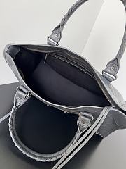 Okify Balenciaga Medium Le City Bag In Gray 37x23.4x14.9cm - 3