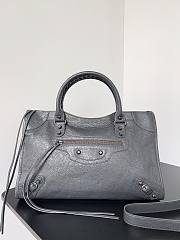 Okify Balenciaga Medium Le City Bag In Gray 37x23.4x14.9cm - 1