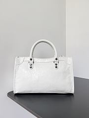 Okify Balenciaga Small Le City Bag In White 30x20x10cm - 3