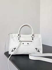 Okify Balenciaga Small Le City Bag In White 30x20x10cm - 1