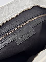 Okify Balenciaga Medium Le City Bag In White 37x23.4x14.9cm - 4
