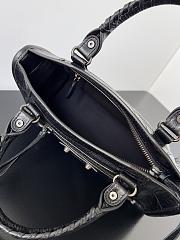 Okify Balenciaga Mini Le City Bag In Black 23.8x16x6.3cm - 4