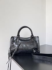 Okify Balenciaga Mini Le City Bag In Black 23.8x16x6.3cm - 1