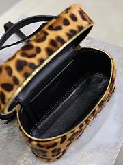 Okify YSL Gaby Vanity Bag In Pony Hair Leather Leopard 18x11x6.5cm - 6