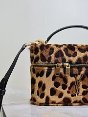 Okify YSL Gaby Vanity Bag In Pony Hair Leather Leopard 18x11x6.5cm - 4