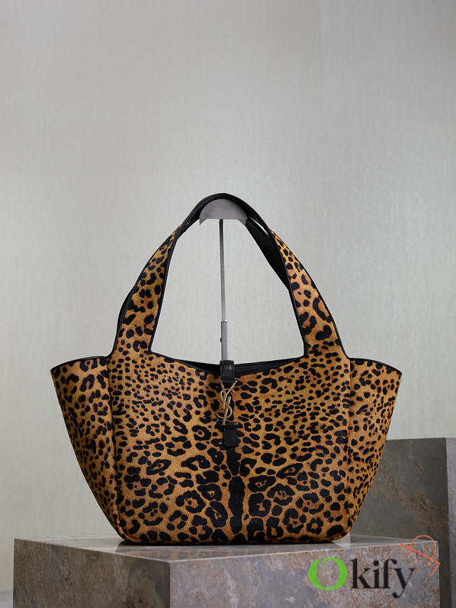Okify YSL Le 5 À 7 Bea Leopard Bag 50x28x18cm - 1