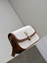 Okify YSL Small Solferino Bag In White And Brown 24.5x15x8.5cm - 6