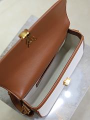 Okify YSL Small Solferino Bag In White And Brown 24.5x15x8.5cm - 5