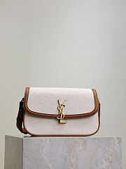 Okify YSL Small Solferino Bag In White And Brown 24.5x15x8.5cm - 1