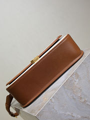 Okify YSL Medium Solferino Bag In White And Brown 29x18x4.9cm - 3