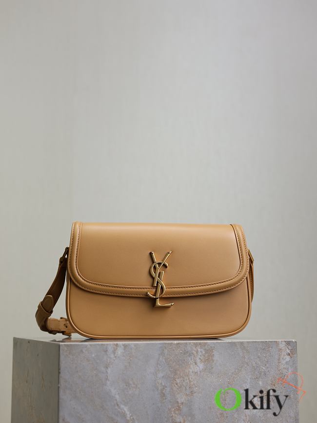 Okify YSL Small Solferino Bag In Beige 24.5x15x8.5cm - 1