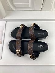 Okify Louis Vuitton Bom Dia Flat Comfort Mules Sandals 1AAW8K - 5
