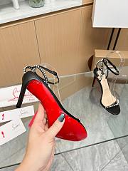 Okify Christian Louboutin So Me High Heel Sandals In Black 10.5cm - 5