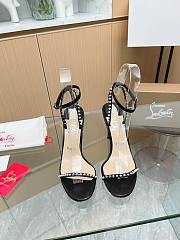 Okify Christian Louboutin So Me High Heel Sandals In Black 10.5cm - 3