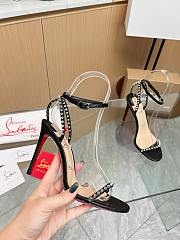 Okify Christian Louboutin So Me High Heel Sandals In Black 10.5cm - 2